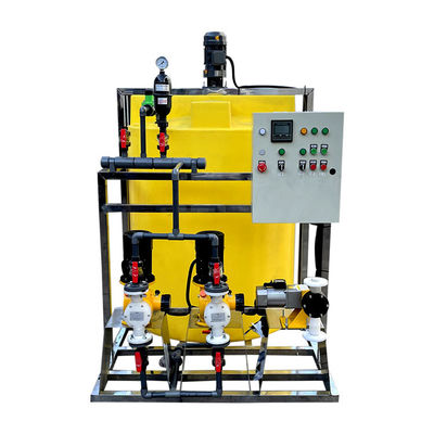 汚水処理の自動投薬装置Pac/Pam Polyaluminumの塩化物の混合