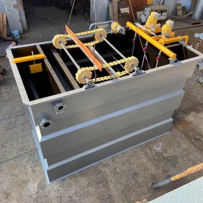 ステンレス鋼の横の流れのDAFによって分解された空気浮遊機械は50m3/Hを統合した