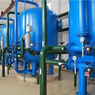 30m3/H多メディア フィルタのステンレス鋼の水晶砂は活性炭の機械フィルターを