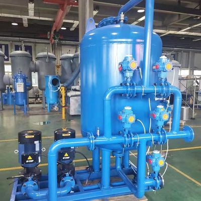 30m3/H多メディア フィルタのステンレス鋼の水晶砂は活性炭の機械フィルターを
