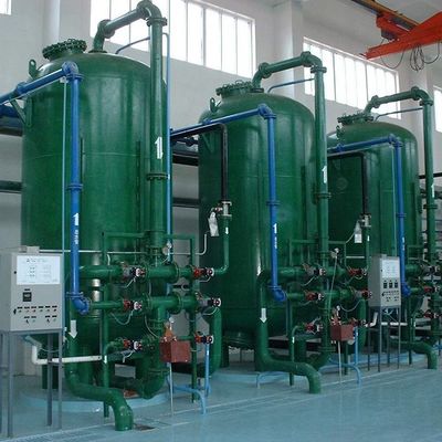30m3/H多メディア フィルタのステンレス鋼の水晶砂は活性炭の機械フィルターを