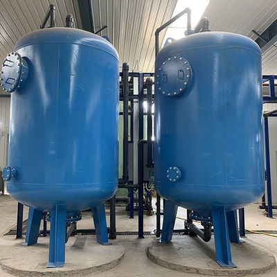 30m3/H多メディア フィルタのステンレス鋼の水晶砂は活性炭の機械フィルターを