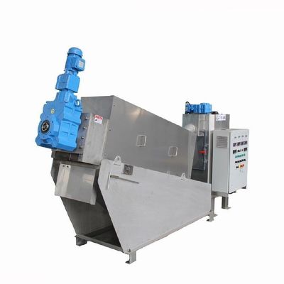 15m3/H螺線形の沈積物排水機械食糧工場沈積物排水装置