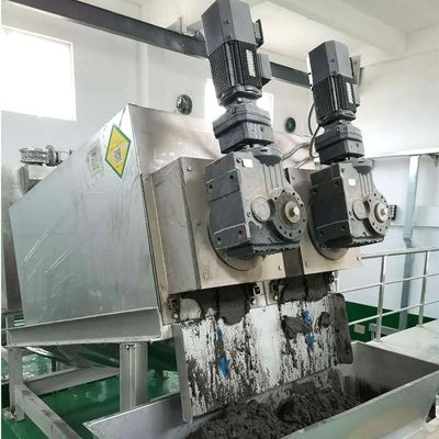 15m3/H螺線形の沈積物排水機械食糧工場沈積物排水装置