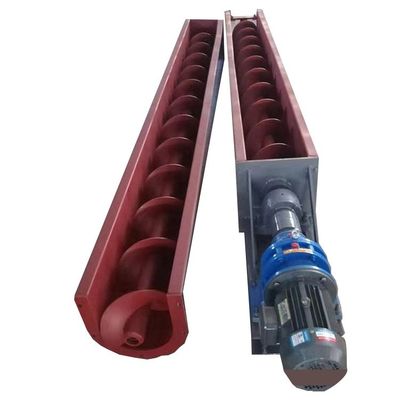 3m3/h Uのタイプ炭素鋼shaftlessねじコンベヤーの供給の沈積物シャフトの螺線形のコンベヤー