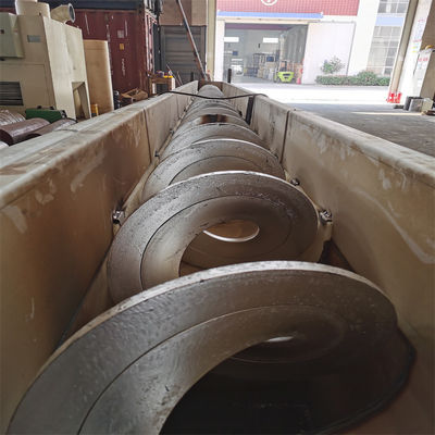 汚水処理場のShaftlessの螺線形のコンベヤーの格子残余のコンベヤー装置