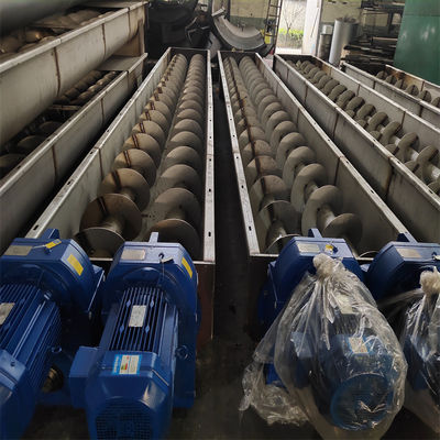 汚水処理場のShaftlessの螺線形のコンベヤーの格子残余のコンベヤー装置