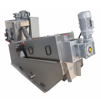 ブタおよび鶏の肥料の手回し締め機は排水に機械で造る統合されて泥をつける