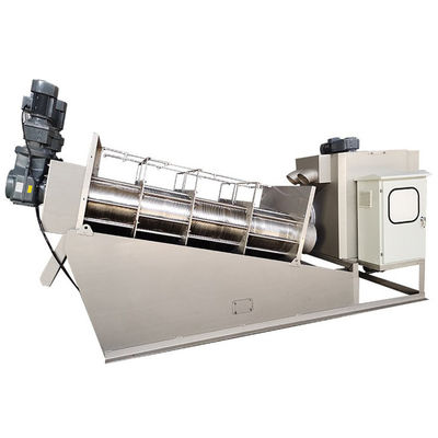 モバイル積み上げスクリュースラッジ脱水機自動スクリュープレス