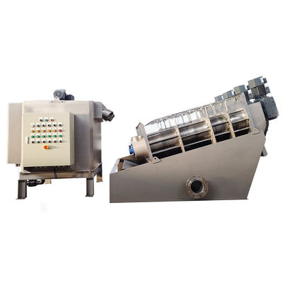 モバイル積み上げスクリュースラッジ脱水機自動スクリュープレス