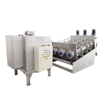 モバイル積み上げスクリュースラッジ脱水機自動スクリュープレス