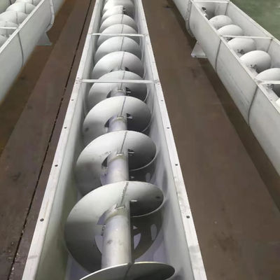 オイル無駄のための1-40m Shaftlessねじコンベヤーのオーガーねじコンベヤーは運搬に泥をつける