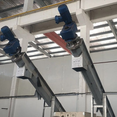 304/316SSセメントの石炭石灰具体的な穀物螺線形ねじコンベヤー1.5-5.5kw