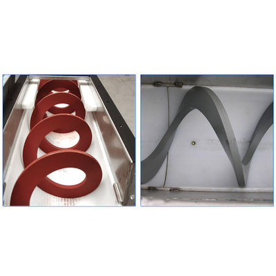 30t/H携帯用傾向があるSsねじコンベヤーUの溝の沈積物ねじベルト・コンベヤー