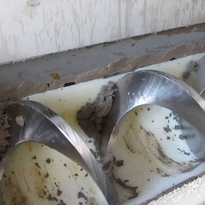 30t/H携帯用傾向があるSsねじコンベヤーUの溝の沈積物ねじベルト・コンベヤー