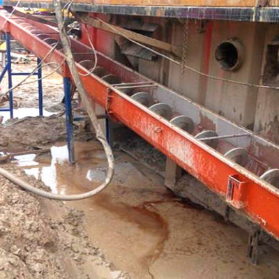 30t/H携帯用傾向があるSsねじコンベヤーUの溝の沈積物ねじベルト・コンベヤー