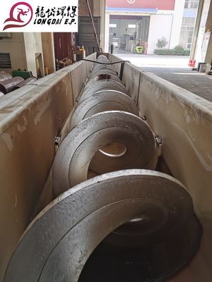 回転Shaftlessねじコンベヤー、16r/min横のねじコンベヤー