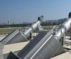 回転式ドラム タイプ機械棒スクリーンの排水処理