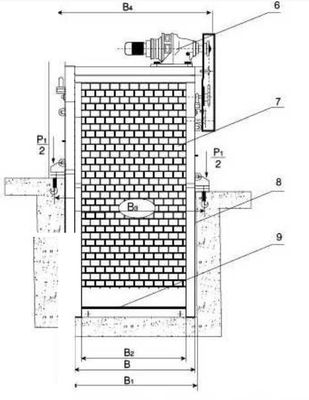 水処理回転式棒スクリーン