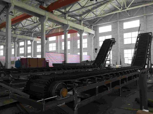 800mm 50m3/h Dawateringの沈積物のための携帯用ねじコンベヤー