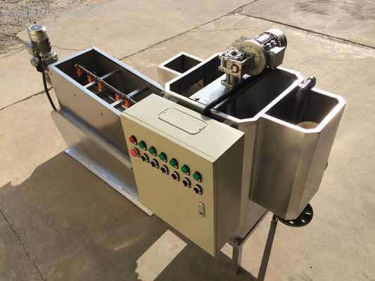 100mm積み重ねられたねじ沈積物排水機械産業等級