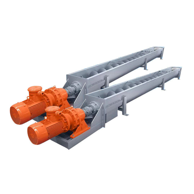 炭素鋼Shaftlessの螺線形のコンベヤーのAdjsutableの速度は1~100mをカスタマイズした