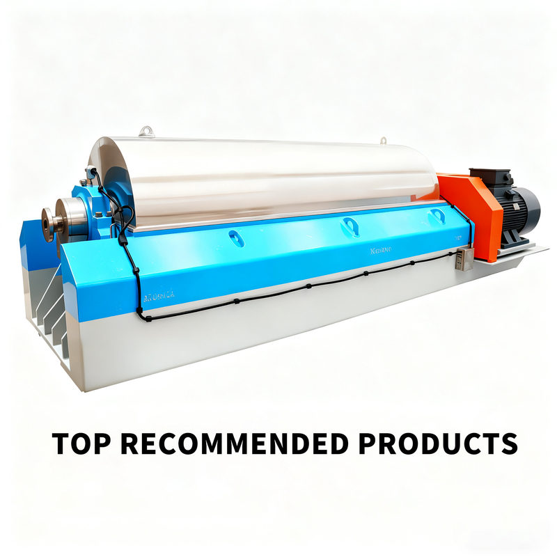 高速スラッド水平デカンター 精密な重量および軽量部品の分離のための遠心分離機