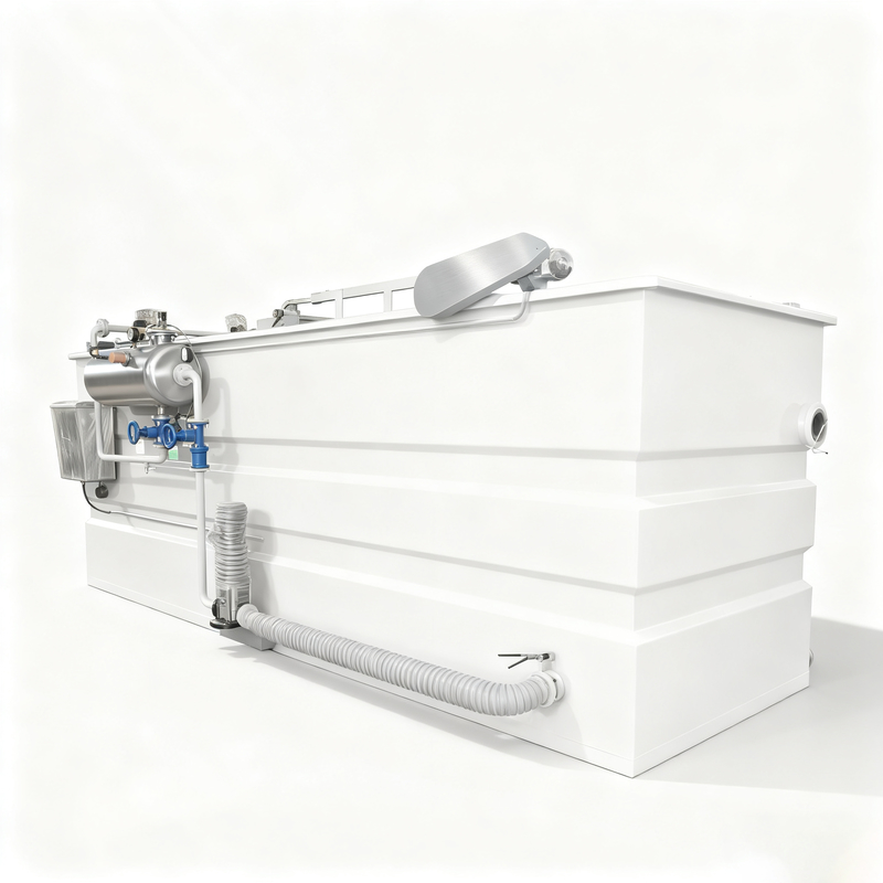 1000L-4000Lは食肉加工の排水処理のための空気浮遊機械を分解した