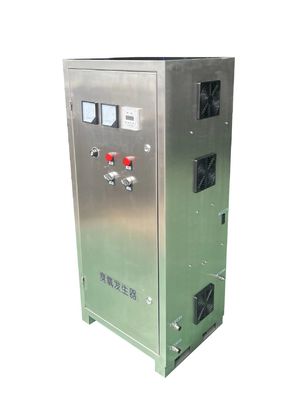 304SS空気源オゾン発電機水はオゾン装置産業10g 100gを冷却した