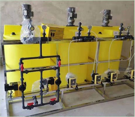 1000L/H PE Pac Pamの凝集剤自動投薬機械遅い解放の分解