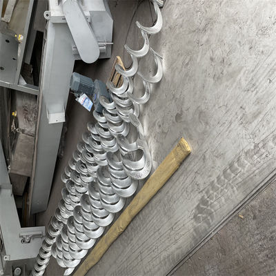 汚水処理場のShaftlessの螺線形のコンベヤーの格子残余のコンベヤー装置
