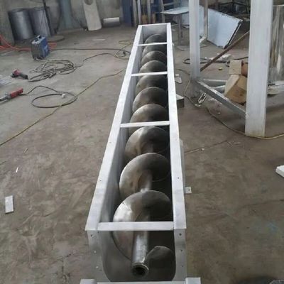 二重シャフトの石炭産業のための横のステンレス鋼ねじコンベヤー1000mm