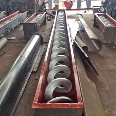 二重シャフトの石炭産業のための横のステンレス鋼ねじコンベヤー1000mm