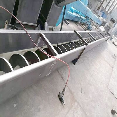 二重シャフトの石炭産業のための横のステンレス鋼ねじコンベヤー1000mm
