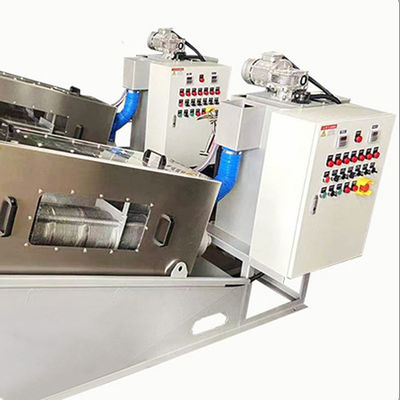 フル オートマチックのステンレス鋼の螺線形の沈積物の脱水機システム2.23kw 380Volt