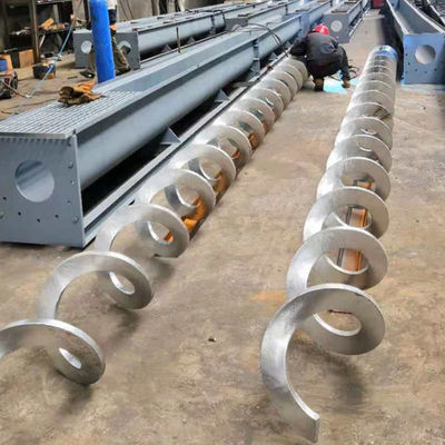 1~100mの長さはセメントの穀物の粉のための炭素鋼Shaftlessねじコンベヤーを自動化した