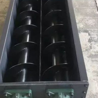 染まる汚水処理のための5t/H SS316の泥のオーガーのShaftlessねじベルト・コンベヤー