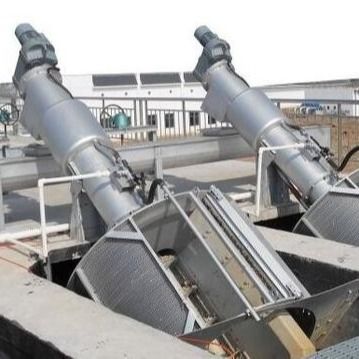 回転式ドラム タイプ機械棒スクリーンの排水処理