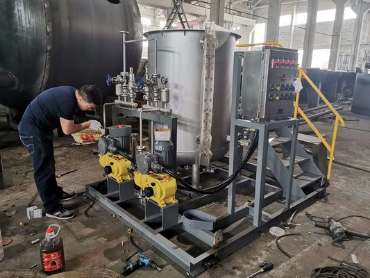 地方自治体4000L/h自動投薬機械炭素鋼