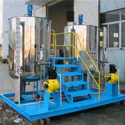 地方自治体4000L/h自動投薬機械炭素鋼