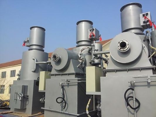 40Kw医学の不用な焼却炉、無害な処置の産業廃棄物の焼却炉