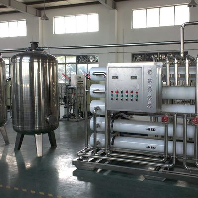 食品工業水清浄器装置の硬水の処理